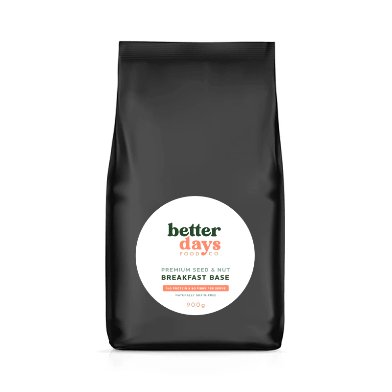 Better Days breakfast base product image 2 showing seeds, nuts and coconut blend