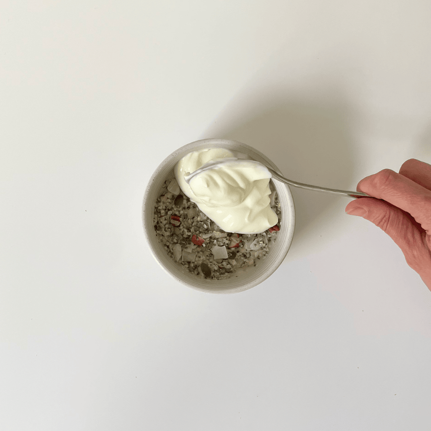 Better Days breakfast base product image 3 showing seeds, nuts and coconut blend